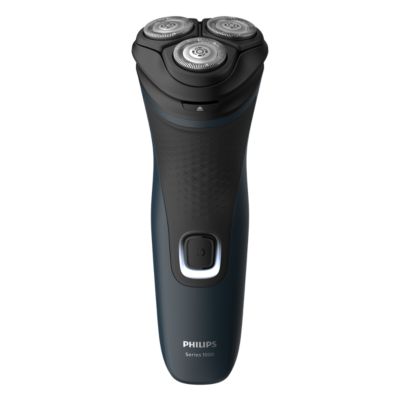 Philips S113141 Azul afeitadora facial shaver 1100 maquina batería 40min. seco s1131 41 en series 1000 negra 40 de s1131afeitadora sistema cuchillas powercut cabezales pivotantes 4 direcciones limpieza one touch open 40min autonomía 8h