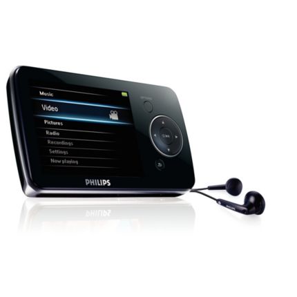 Philips GoGear MP3 视频播放机 8GB* SA054108K/93