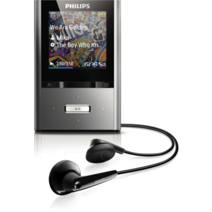 Philips Gogear  on Philips   Gogear Mp3 Video Player Vibe 8gb    Sa2vbe08k 17   Mp4