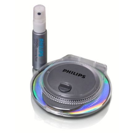 Philips  Limpiador radial de CD/DVD Con líquido SAC2540/10