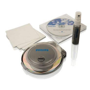 Philips  Ολοκληρωμένο σύστημα καθαρισμού CD και DVD SAC2550W/10
