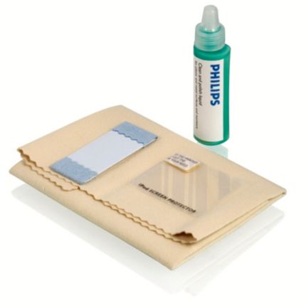 Philips  Kit de limpieza y protector de pantalla Compatible con iPod SAC3500W/27
