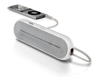 Universele draagbare, zilveren MP3-luidspreker van 3,5 mm - Do The Bright Thing