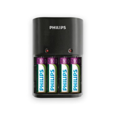 Philips  Cargador de pilas Asequible SCB1490NB/12