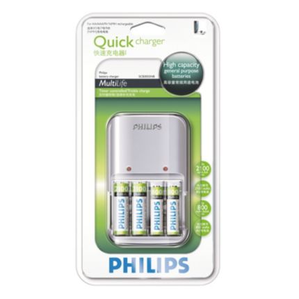 Philips  快速充电器  SCB3055NB/93