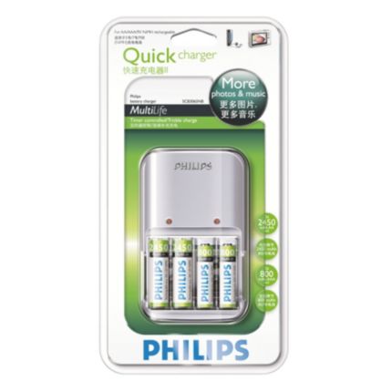 Philips  快速充电器  SCB3065NB/93