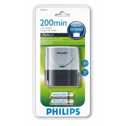 Philips  Carregador de pilhas 200 minutos SCB4055NB/12