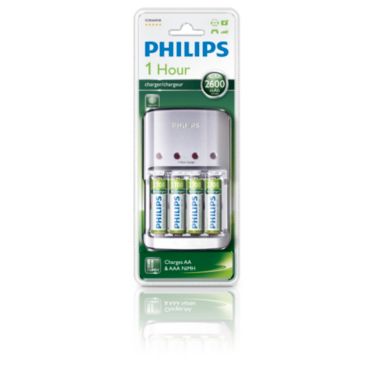Philips  Akkuladegerät 1 Stunde SCB5660NB/12