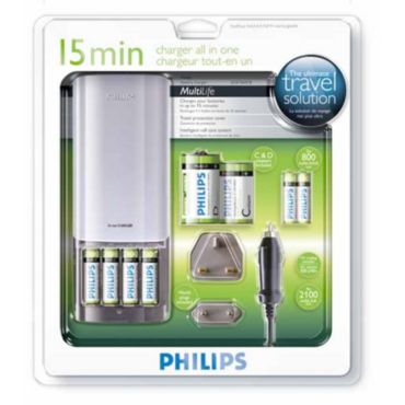 Philips  Battery charger 15 minutes SCB7560CB/05