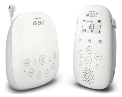 Philips Avent Scd71300 vigilabebes con privacidad y seguridad dect luz nocturna