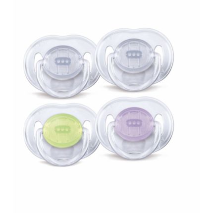 Philips  Translucent Soothers 3–6m SCF124/01