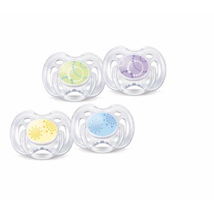 Philips  Contemporary Freeflow Soothers 0–6m SCF132/32