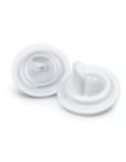 Lot de 2 becs souples blancs 6 mois et +