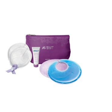 Philips  Conjunto essencial para cuidados de amamentação Cuidados para o peito SCF257/00