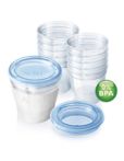 Pots de conservation pour lait maternel