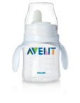 125 ml/ 4 oz Feeding Bottle to first trainer cup