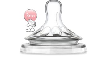 Соска серии Natural, переменный поток, 2&nbsp;шт., 3&nbsp;мес.+