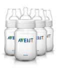 4 Classic 9oz Slow Flow Nipple Feeding bottle