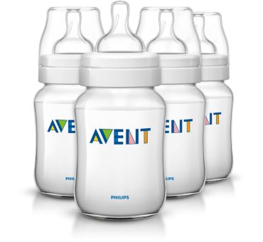 4 Classic 9oz Slow Flow Nipple Feeding bottle