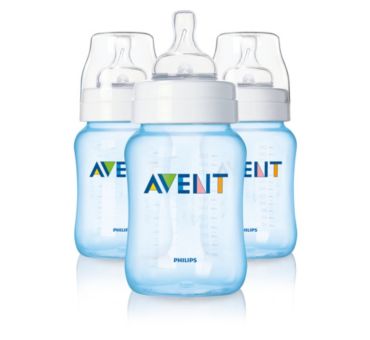3 Classic 9oz Slow Flow Nipple Feeding bottle