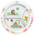 White Toddler divider plate 12m+