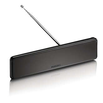 Philips - Digital TV antenna Indoor 18 dB amplified HDTV/UHF/VHF ...