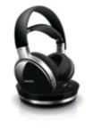 Casque sans fil numérique circum-aural, noir