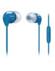 Blått in-ear-headset