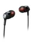 Écouteurs intra-auriculaires, noir