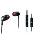 Svart in-ear-headset