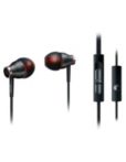 Écouteurs intra-auriculaires, noir