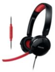 Casque pour jeux PC avec micro amovible, noir