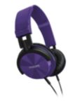 DJ monitor style Purple Headband headphones