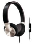Casque avec micro supra-aural, argent