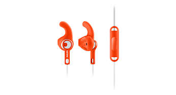 8.6mm drivers/open-back Sports headphones with mic