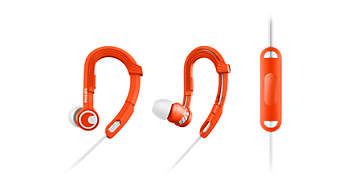 Sports headphones with mic
