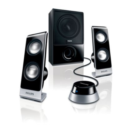 Philips  Multimedia-Lautsprecher 2.1  SPA7350/10