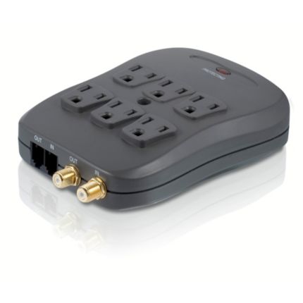 Philips  Surge protector Wall tap SPP2216WA/17
