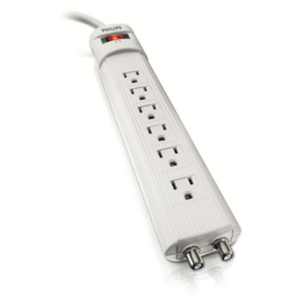 Philips  Surge protector Home entertainment SPP3208WA/17