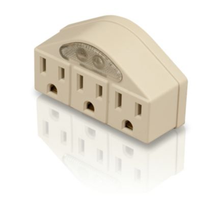 Philips  Power multiplier Wall tap SPS2419WA/17