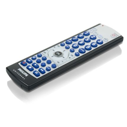 Philips  Télécommande universelle 4 en 1 pour TV/magnéto/DVD/satellite SRU3004/27