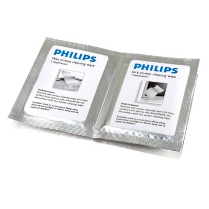 Philips  Paños de limpieza En seco y húmedo SVC3504W/27