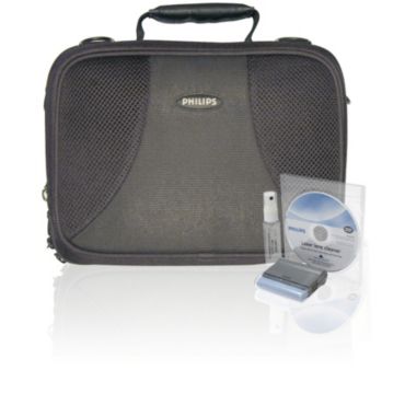 Philips  Taske til bærbar DVD med rengøringssæt SVC4000/10