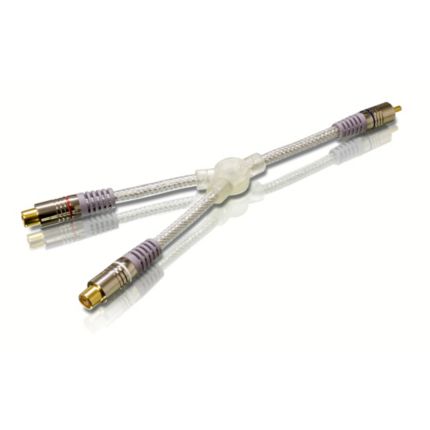 Philips  Стерео Y-кабель RCA (M) - 2 RCA (F) SWA3033W/10