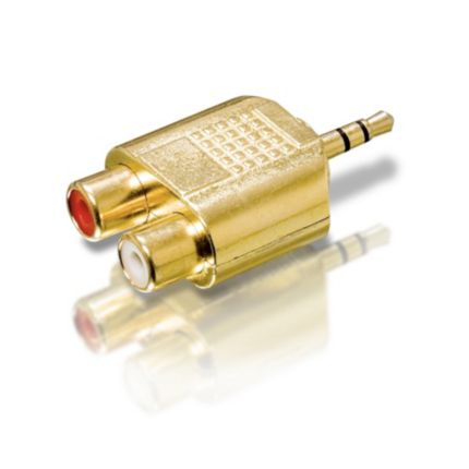 Philips  Adaptador Y estéreo 3,5 mm (macho) - 2 RCA (hembra) SWA3552/10