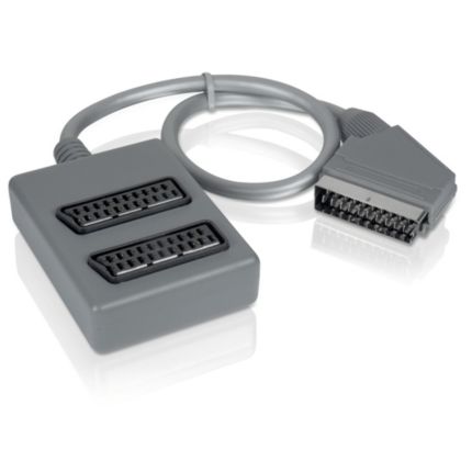 Philips  Scart-Verteiler 2-Wege SWS2821T/10