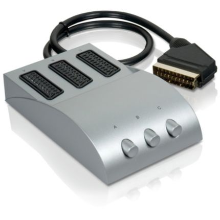 Philips  Scart-Umschalter 3-Wege SWS4683W/10