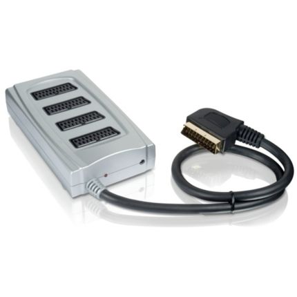 Philips  Scart-Umschalter 4-Wege SWS4686W/12