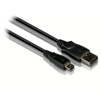 Philips  Cabo USB 2.0 Conectores A/5 pinos mini B SWU1461/10