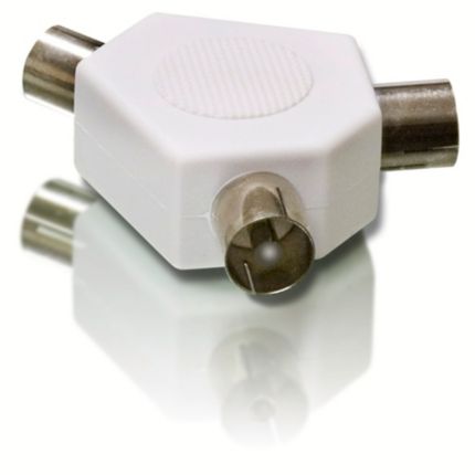 Philips  Zweifachverteiler 9,52 mm SWV2556W/10